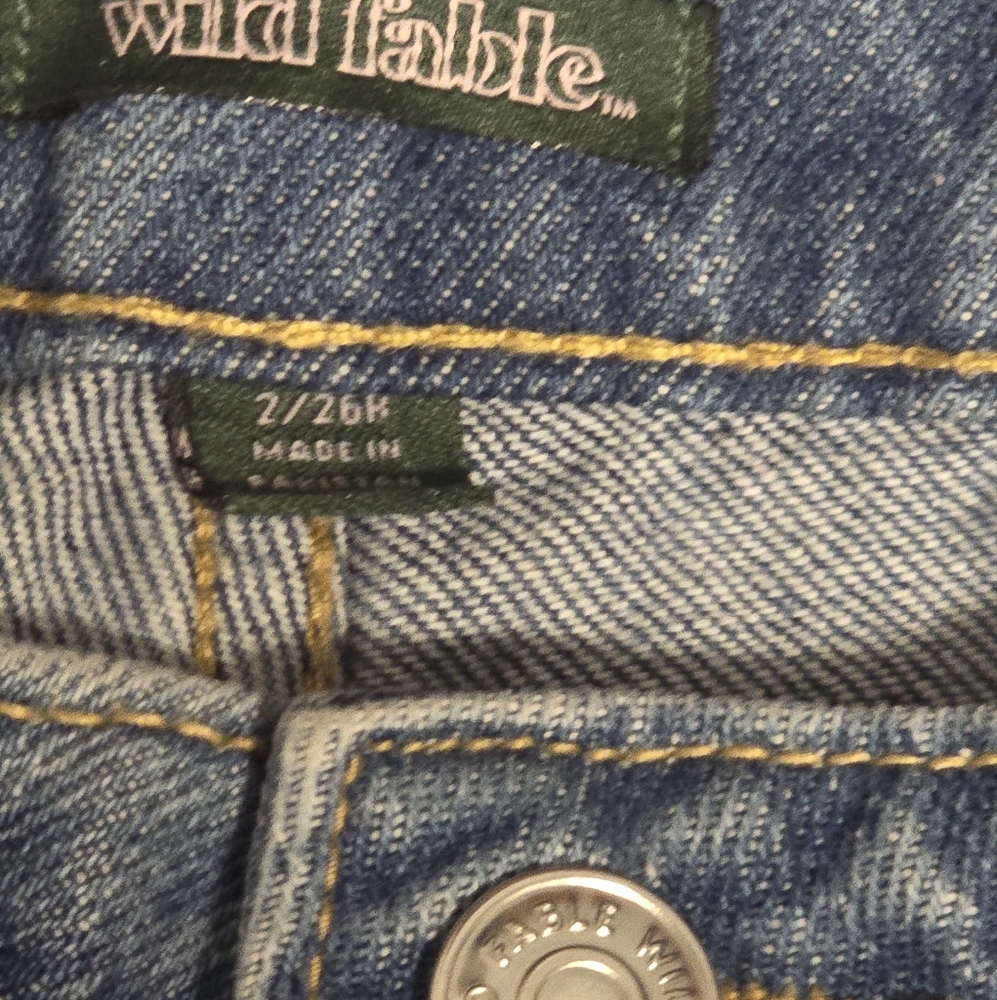 Wild Fable Womens High Rise Rolled Cuff Happy Jean Shorts 28R - Picture 3 of 15